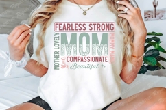 Mom Phrase Collage SVG Design Product Image 3