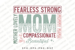 Mom Phrase Collage SVG Design Product Image 1