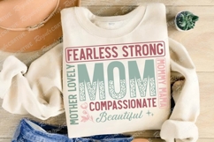 Mom Phrase Collage SVG Design Product Image 4
