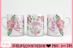Mom mug wrap PNG| Mother's day sublimation design Product Image 2