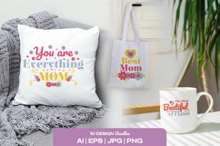 Mom Positive Quotes Bundle SVG Product Image 2