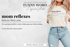 Funny Mom-Themed Definitions | SVG & PNG | Motherhood Product Image 1