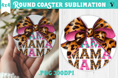 Round Coaster | Mothers Day | Flowers, Mom Product Image 1