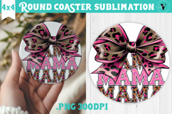 Round Coaster | Mothers Day | Flowers, Mom Product Image 1