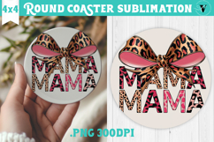 Round Coaster | Mothers Day | Flowers, Mom Product Image 1