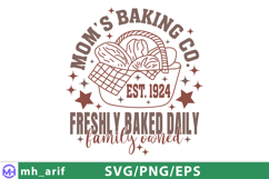 Vintage Countryside Bakery Sign SVG PNG T-shirt Design Product Image 4