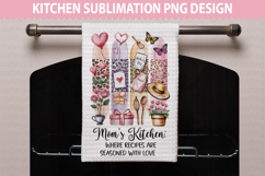 Mother&#039;s Day Kitchen Towel - Mother&#039;s Day Sublimation PNG Product Image 1