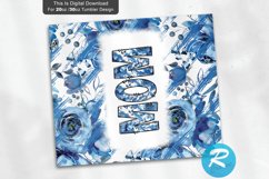 tumbler sublimation,for tumblers,skinny tumbler, mom commercial use,sublimation design,tumbler template,tumbler wrap png,mama mini tumbler,mama mini png,tumbler wrap mom,mom daughter tumbler,mommy and me,Blue Floral