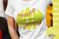 Softball Mom | Sports Svg Design Cut File Product Image 1