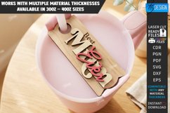 Mother's Day Stanley Topper Laser Cut | Tumbler Decor SVG Product Image 1