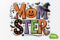 Mom Ster PNG | Halloween Sublimation | Halloween PNG Product Image 2