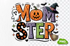 Mom Ster PNG | Halloween Sublimation | Halloween PNG Product Image 2
