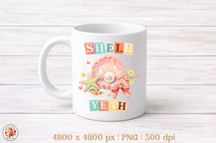 Summer Vibes Beach Sublimation PNG| Preppy Summer Collage Product Image 4