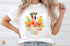 Summer Vibes Beach Sublimation PNG| Preppy Summer Collage Product Image 2