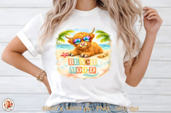 Summer Vibes Beach Sublimation PNG| Preppy Summer Collage Product Image 1