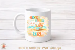 Summer Vibes Beach Sublimation PNG| Preppy Summer Collage Product Image 4