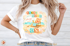 Summer Vibes Beach Sublimation PNG| Preppy Summer Collage Product Image 2