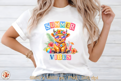 Summer Vibes Beach Sublimation PNG| Preppy Summer Collage Product Image 2