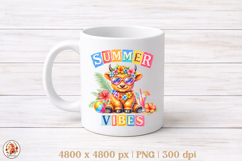 Summer Vibes Beach Sublimation PNG| Preppy Summer Collage Product Image 4