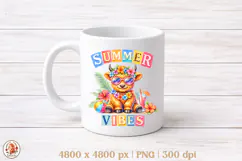 Summer Vibes Beach Sublimation PNG| Preppy Summer Collage Product Image 4