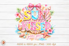 Summer Vibes Beach Sublimation PNG| Preppy Summer Collage Product Image 2
