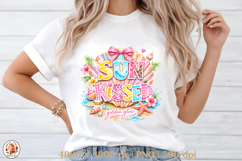 Summer Vibes Beach Sublimation PNG| Preppy Summer Collage Product Image 1
