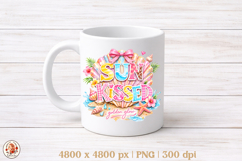 Summer Vibes Beach Sublimation PNG| Preppy Summer Collage Product Image 4