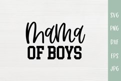 Mama Of Boys - Mom SVG Product Image 2