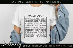 Mom SVG Cut Files Mother's Day SVG Women Empowerment T-shirt Product Image 4