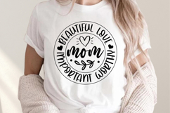 Mom SVG, Strong Mother Quote SVG, Best Mom Ever SVG Product Image 1