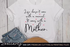 Mother's Day SVG Mom Mummy Mama T-shirt Tote Bag Mug Design Product Image 3