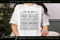 Mom SVG Cut Files Mother's Day SVG Women Empowerment T-shirt Product Image 1