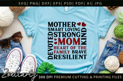 Mothers Day Subway Art SVG Mummy Mama Mom T-shirt Mug Design Product Image 5