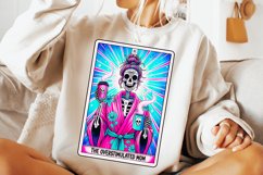 The Overstimulated Mom PNG, Funny Tarot Card PNG, Sarcastic Product Image 3