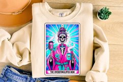 The Overstimulated Mom PNG, Funny Tarot Card PNG, Sarcastic Product Image 2