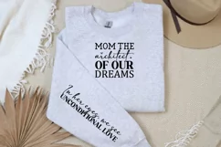 Mom The Architect Of Our Sleeve SVG, Mother's Day SVG Design Product Image 3