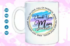 Mothers Day sublimation png, mom quotes svg, mug designs png Product Image 1