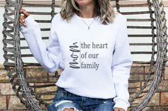 Mom The Heart Of Our Family Svg Product Image 3