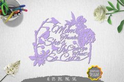 Mom Thinks She's in Charge That's So Cute Papercut Product Image 2