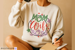 Mom Wife Boss Mother's Day SVG PNG Design Product Image 3
