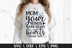 Mom your wings SVG - Mother&#039;s Day Design Product Image 1
