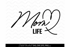 Mothers Day SVG - Mum Shirt Svg - Mom Life SVG - Mom Shirt Product Image 2