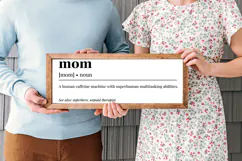 Funny Mom-Themed Definitions | SVG & PNG | Motherhood Product Image 3