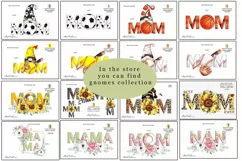 MOM Basketball PNG Clipar, watercolor mom sport Basketball Product Image 4