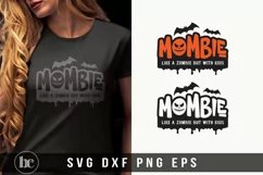 Mombie Like A Zobmie But With Kids SVG | Halloween Mama SVG Product Image 4