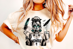 Mombie Girl PNG, Funny PNG, Sarcastic PNG, Sassy PNG, Mom Product Image 1