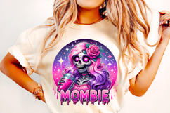 Mombie Skeleton PNG, Funny Skeleton PNG, Sarcastic, Mom Life Product Image 2