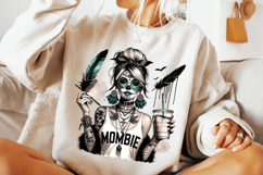 Mombie Girl PNG, Funny PNG, Sarcastic PNG, Sassy PNG, Mom Product Image 2