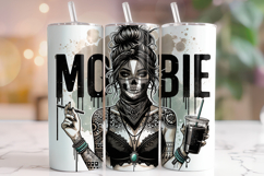 Mombie Tumbler, Funny Quotes Tumbler Wrap, Sarcastic Tumbler Product Image 1