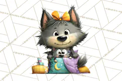 Mama and Me Halloween Monsters PNG Clipart, Mommy And Me Png Product Image 2